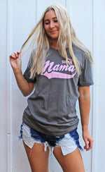 super mama graphic tee [charcoal] - Grace and Edge Boutique 