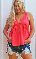 coral reef is calling tank [coral] - Grace and Edge Boutique 
