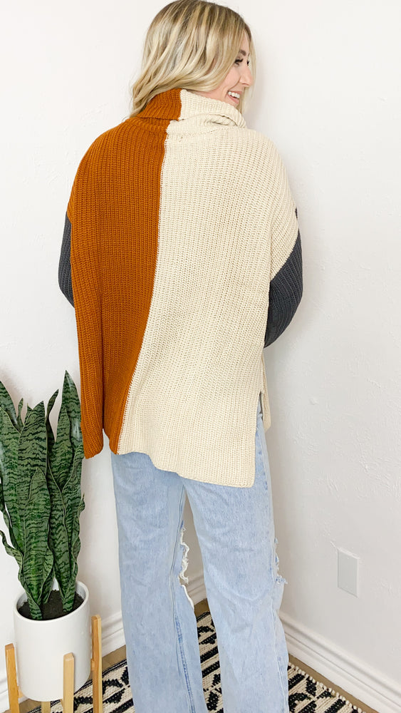 instantly impressed sweater | tan