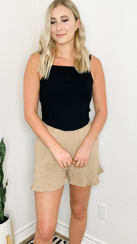 summer favs shorts | taupe