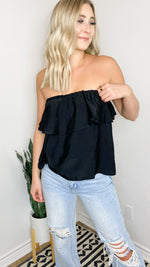 ready for anything strapless | black
