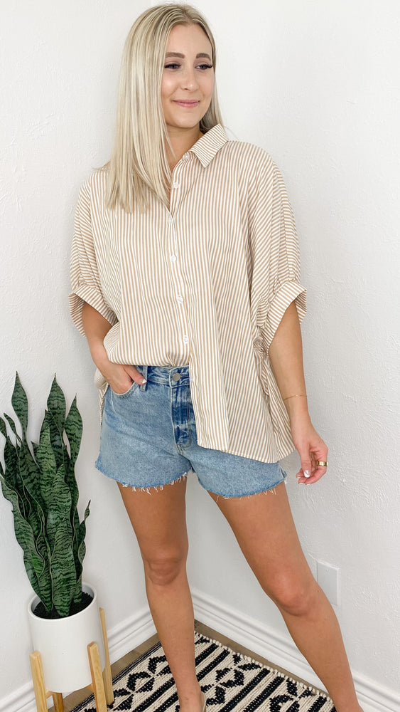 Hamptons are calling top | taupe