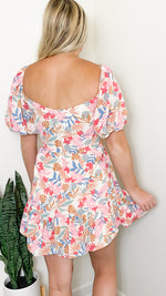 somewhere in the tropic dress | pink