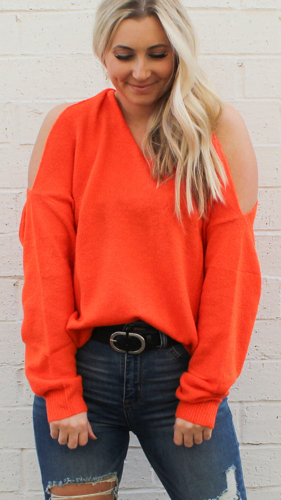 go the distance sweater [orange]