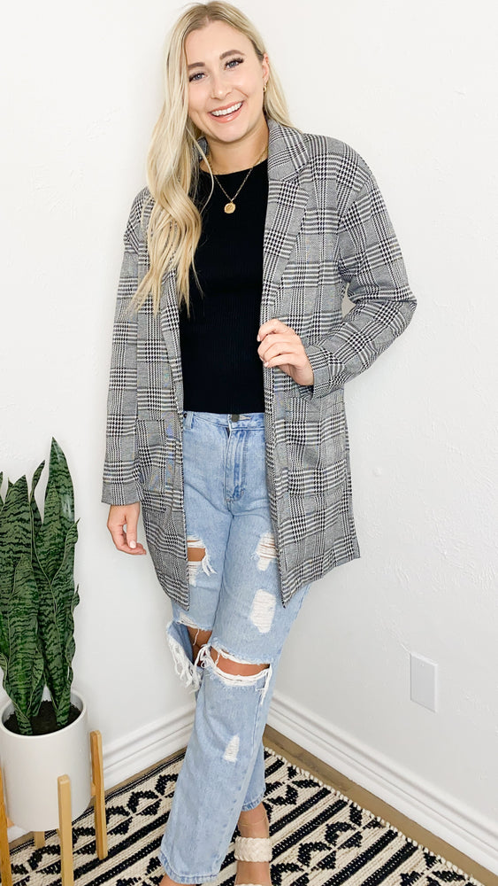 off to the office blazer | gray