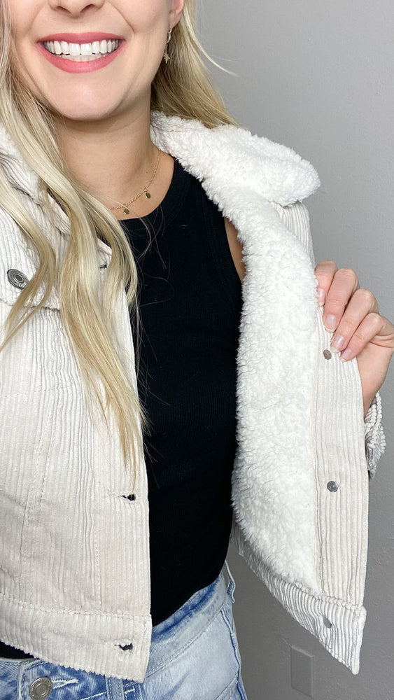 cozy with a coffee jacket | ivory
